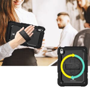 Turtle Shift Extreme Protection 360 Backcase Hoes iPad 11 en iPad 10 - 10.9 inch - Zwart - 3