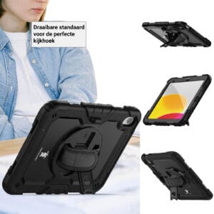 Turtle Shift Extreme Protection 360 Backcase Hoes iPad 11 en iPad 10 - 10.9 inch - Zwart - 4
