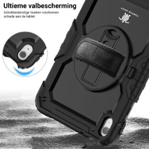Turtle Shift Extreme Protection 360 Backcase Hoes iPad 11 en iPad 10 - 10.9 inch - Zwart - 7