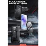 Supcase UB Pro hoesje met screenprotector Samsung Galaxy A55 - Zwart - 4