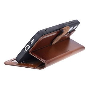 Solidenz Moda Book Samsung S24 Plus echt leren hoesje - Bruin - 4
