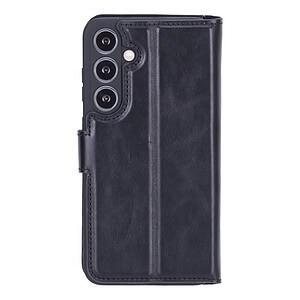 Solidenz Moda Book Samsung S24 echt leren hoesje - Zwart - 3