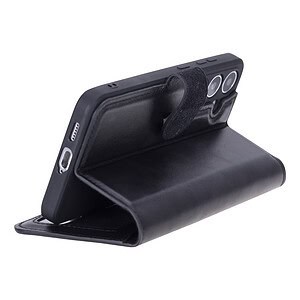 Solidenz Moda Book Samsung S24 echt leren hoesje - Zwart - 5