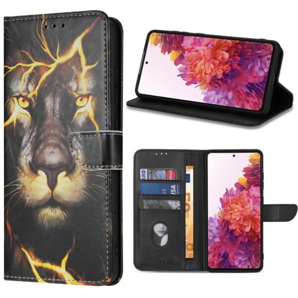 Solidenz bookcase Samsung Galaxy S23 FE - Leeuw