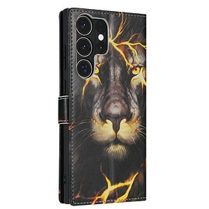 Solidenz bookcase Samsung S24 Ultra - Leeuw - 1