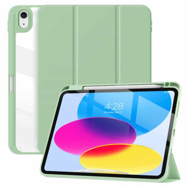 Solidenz Hybrid Hoes iPad 11 en iPad 10 - 2025 / 2022 10.9 inch - Lichtgroen