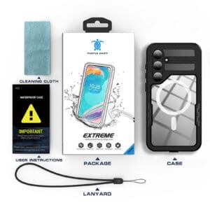 Turtle Shift Volledig waterdicht en stofdicht hoesje Samsung Galaxy S24 - Magnetische ring - 9