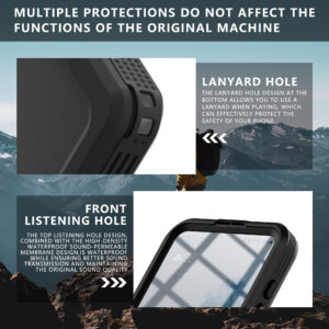 Turtle Shift Volledig waterdicht en stofdicht hoesje Samsung Galaxy S24 - Magnetische ring - 4