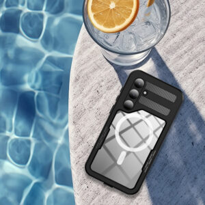 Turtle Shift Volledig waterdicht en stofdicht hoesje Samsung Galaxy S24 - Magnetische ring - 6