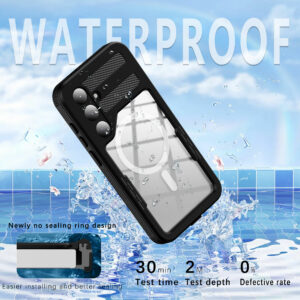 Turtle Shift Volledig waterdicht en stofdicht hoesje Samsung Galaxy S24 - Magnetische ring - 8