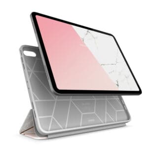 Cosmo Hoes met screen protector iPad Air 6 (M3 en M2) - 13 inch (2025 / 2024) - Marmer - 1
