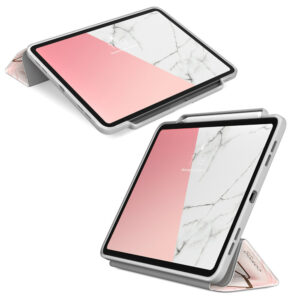 Cosmo Hoes met screen protector iPad Air 6 (M3 en M2) - 13 inch (2025 / 2024) - Marmer - 6