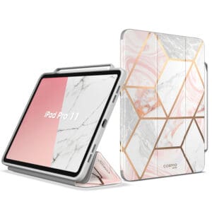 Cosmo Hoes met screen protector iPad Pro 11'' 2024 - 11 inch 2024 - Marmer Main Image
