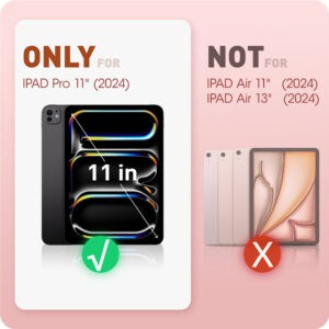 Cosmo Hoes met screen protector iPad Pro 11'' 2024 - 11 inch 2024 - Marmer - 9