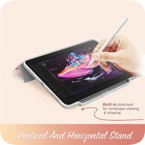 Cosmo Hoes met screen protector iPad Pro 11'' 2024 - 11 inch 2024 - Marmer - 1