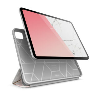 Cosmo Hoes met screen protector iPad Pro 11'' 2024 - 11 inch 2024 - Marmer - 4
