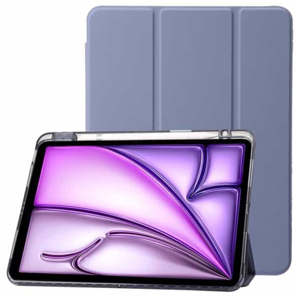 Shockproof Folio Case iPad Air 6 (M3 en M2) - (2025 / 2024) 13 inch - iPad Pro 12.9 inch 2022/2021 - Lavendel