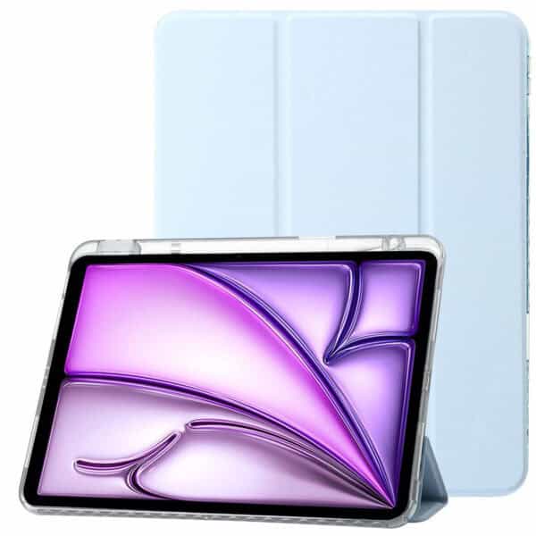 Shockproof Folio Case iPad Air 6 (M3 en M2) - (2025 / 2024) 13 inch - iPad Pro 12.9 inch 2022/2021 - Lichtblauw