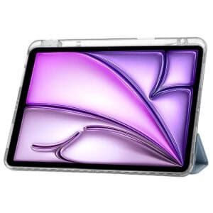 Shockproof Folio Case iPad Air 6 (M3 en M2) - (2025 / 2024) 13 inch - iPad Pro 12.9 inch 2022/2021 - Lichtblauw - 4