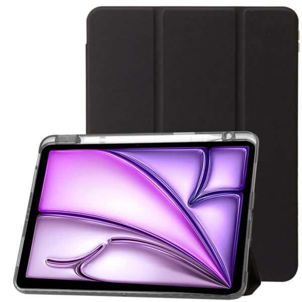 Shockproof Folio Case iPad Air 6 (M3 en M2) - (2025 / 2024) 13 inch - iPad Pro 12.9 inch 2022/2021 - Zwart