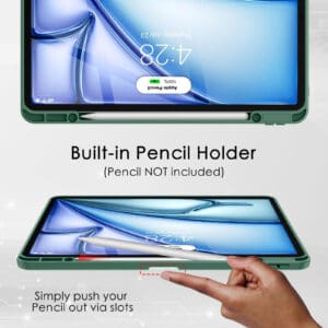 Solidenz Hybrid Hoes iPad Air 6 (M3 en M2) - 13 inch (2025 / 2024) - Groen - 6
