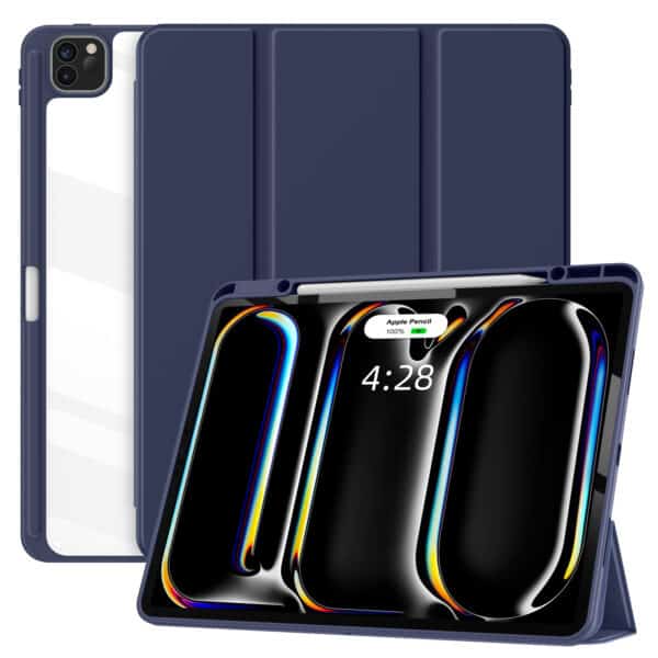 Solidenz Hybrid Hoes iPad Pro 2024 - 13 inch - Donkerblauw