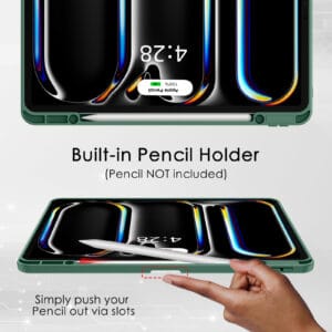 Solidenz Hybrid Hoes iPad Pro 2024 - 13 inch - Groen - 6