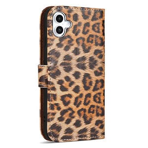 Solidenz bookcase iPhone 16 - Luipaard - 2