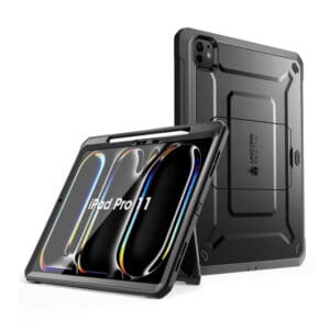 Supcase hoes met screenprotector iPad Pro 11'' 2024 - 11 inch 2024 - Zwart - 1