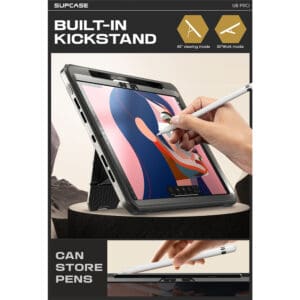 Supcase hoes met screenprotector iPad Pro 11'' 2024 - 11 inch 2024 - Zwart - 3