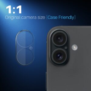 Solidenz Cameralens protector iPhone 16 / 16 Plus - Transparant - 3