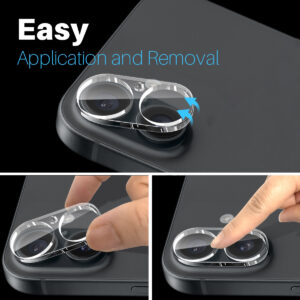 Solidenz Cameralens protector iPhone 16 / 16 Plus - Transparant - 4
