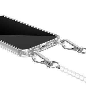Solidenz Collection iPhone 16 Pro Max hoesje met afneembare koord - White pearls - 8