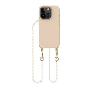 Solidenz Collection iPhone 16 Pro Max hoesje met afneembare koord - Caramel Pearls - 1
