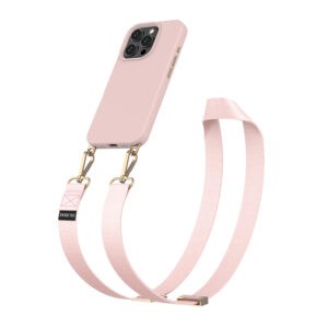 Solidenz Collection iPhone 16 Pro hoesje met afneembare koord - Roze - 1
