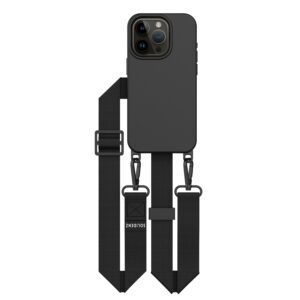 Solidenz Collection iPhone 16 Pro Max hoesje met afneembare koord - Zwart Main Image