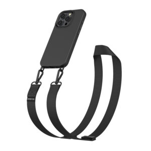 Solidenz Collection iPhone 16 Pro Max hoesje met afneembare koord - Zwart - 1