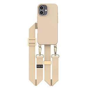 Solidenz Collection iPhone 16 Plus hoesje met afneembare koord - Caramel Main Image