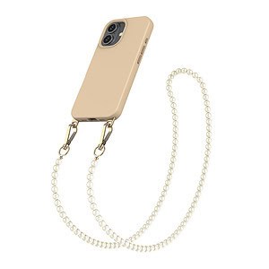 Solidenz Collection iPhone 16 hoesje met afneembare koord - Caramel Pearls Main Image