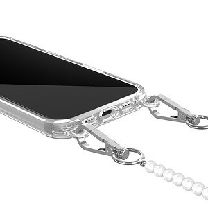 Solidenz Collection iPhone 16 hoesje met afneembare koord - White pearls - 9