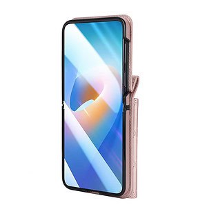 Solidenz Fashion Portemonnee hoesje met koord Samsung Galaxy Z Flip 6 - Roségoud - 2
