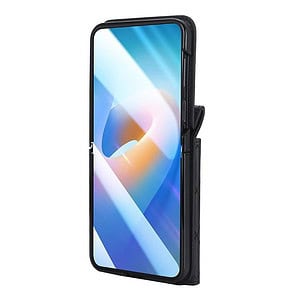 Solidenz Fashion Portemonnee hoesje met koord Samsung Galaxy Z Flip 6 - Zwart - 2