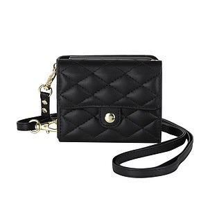Solidenz Fashion Portemonnee hoesje met koord Samsung Galaxy Z Flip 6 - Zwart - 3