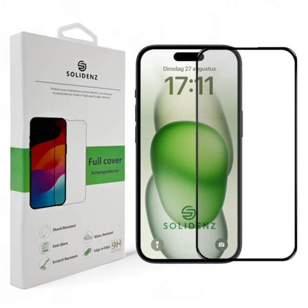 Solidenz Premium Fullcover Screen protector iPhone 16 Pro Max