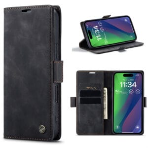 Solidenz Urban Book iPhone 16 Pro hoesje - Zwart Main Image