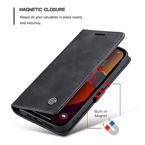 Solidenz Urban Book iPhone 16 Pro hoesje - Zwart - 6