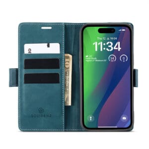 Solidenz Urban Book iPhone 16 Plus hoesje - Blauw - 4