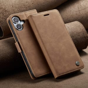 Solidenz Urban Book iPhone 16 Plus hoesje - Bruin - 9
