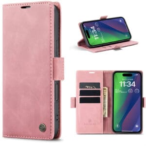 Solidenz Urban Book iPhone 16 Plus hoesje - Roze Main Image