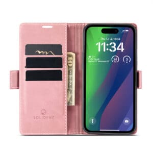 Solidenz Urban Book iPhone 16 Plus hoesje - Roze - 4